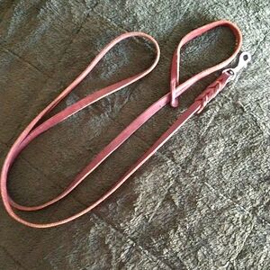 69" Genuine Leather Dog Leash